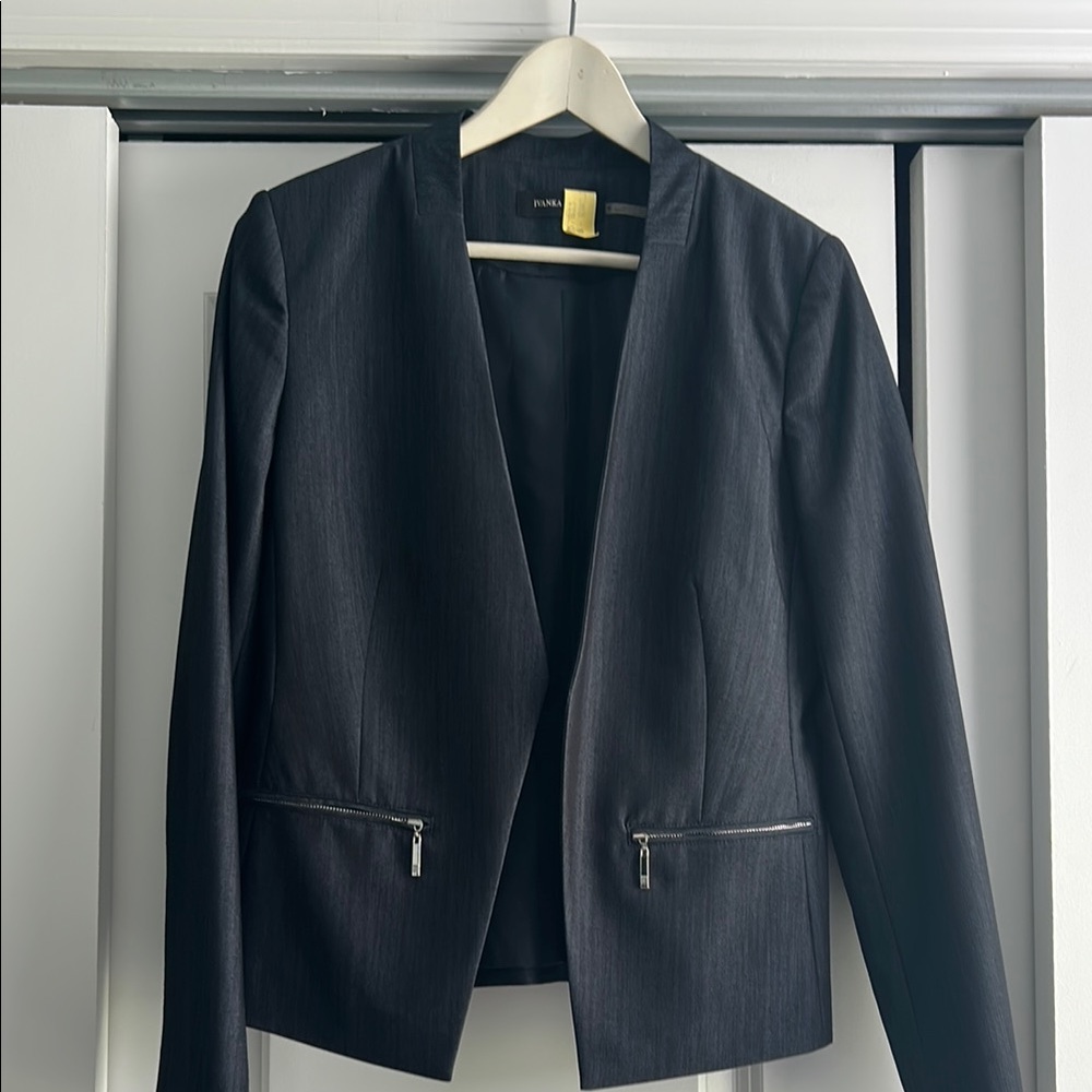 Ivanka Trump Black Blazer Modern Tailored Fit